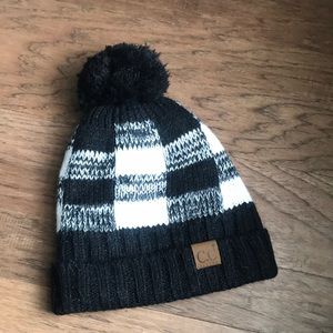 C.C Black And White Beanie